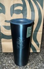 Starbucks BRAND NEW Gorgeous Teal Blue Recycled Stainless Steel Tumbler 16oz picture