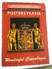 VINTAGE Wonderful Copenhagen Danish Coat of Arms Postcard Posted | P392 picture