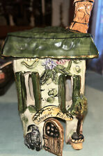 Blue Sky Clayworks Grandma’s Place Heather Goldmine Candle House 8.5” Tall picture