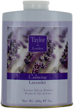 Calming Lavender By Taylor Of London For Women Talcum Powder 7oz Can New picture