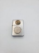 Vintage 1966 Dated Zippo lighter W/ Antique US Coins attached. picture
