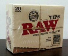 RAW Natural Unrefined Filter Rolling Tips~Ready to Use~ Sealed picture