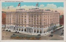 Boston Massachusetts Copley Plaza Square Exclusive Hotel Postcard picture