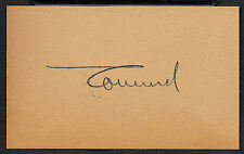 Erwin Rommel Autograph Reprint On Genuine Original Period 1940s 3X5 Card  picture