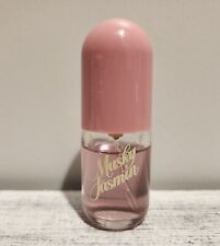 Loves Musky Jasmin Body Mist .69 Oz RARE Small Spray Bottle - 75% Full picture