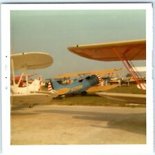 1940 Waco UPF-7 Biplane 1971 Color Real Photo N29911 Airshow Aircraft C47 picture