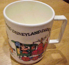 Vintage Deka Disneyland Train Plastic Child's Cup Mickey & Friends - USA picture