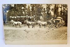 RPPC Stage Coach Central Oregon BB Bakowski La Grande Ore Early 1900's Antique picture