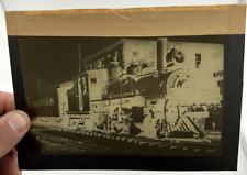 1905 Negative Photo Boston Revere Beach and Lynn Railroad Train #12  Narrow Gage picture