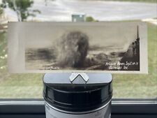 Rare original 1919 panoramic photo postcard of waves at Galveston Texas picture