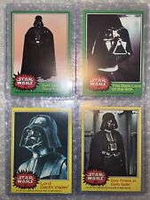 (4) Vintage 1977 Topps Star Wars Darth Vader 💎Near Mint Rookie Card RC Lot 💎 picture