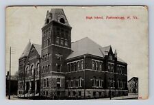Parkersburg WV-West Virginia, High School, Antique Vintage Souvenir Postcard picture