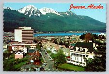 Juneau Alaska's Capital Federal Building Vintage Unposted Postcard picture