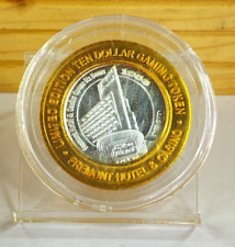 Fremont Casino 50y Limited Ten Dollar Gaming Token .999 Fine Silver- The Fremont picture