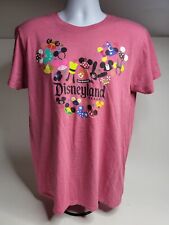 Mauve Colored California Disneyland Resort Adult Tshirt Size Large Cotton Blend picture