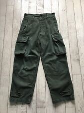 French Army cargo trousers pants M47 Indochina War TT47 Green Nice patina size S picture