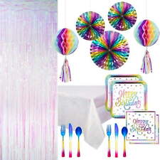 Hot Fairytale Happy Birthday Party Supplies Kit for 16 Guests, 103 Pieces picture