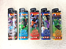 NEW 40ct DISPLAY FULL SIZE CRICKET LIGHTERS  DISPOSABLE SOCCER SERIES picture