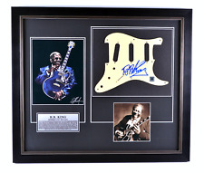 BB KING Signed Display / Autographed 1990's pick-guard Framework ACA (LOA) *ICON picture