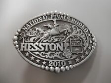 Hesston National Finals Rodeo 2010 belt buckle adult size picture