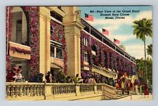 Miami FL-Florida Rear View Grand Stand Hialeah Race Course Vintage Postcard picture