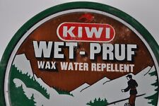 Vintage Kiwi Wet-Pruf Wax Water Repellent Waterproofs Leather USED picture