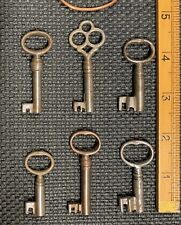 Mixed Lot of 7 Old Vintage Antique Skeleton  Keys picture