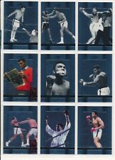 2010 Leaf Muhammad Ali Base & 70th Chrome Card Mixed Lot of (9) Cards #4 picture
