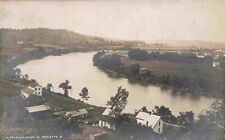 RPPC Marietta Washington County Ohio Muskingum River Bird Eye View 1908 Postcard picture