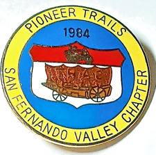 TRAC Pioneer Trails 1984 San Fernando Valley Chapter Screwback Lapel Pin(090923) picture