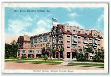 c1920's Elms Hotel Building Restaurant Excelsior Springs Missouri MO Postcard picture