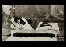 Sexy Prostitute Woman PHOTO New Orleans Brothel Vintage c1900 Bedroom #18 picture