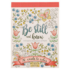 Expressions of Faith Coloring Cards: Be Still and Know - 20 Cards To Color picture