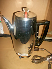 Vintage Universal Coffeematic Electric Coffee Percolator Stainless Steel/Chrome picture