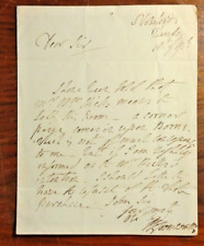 Admiral Sir William Cornwallis (1744-1819) Autograph ~ Signed Letter picture