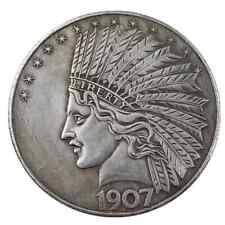 Crafts 1907 Indian Silver Dollar Commemorative Collectible Home Decoration Coin picture