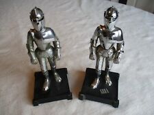 2 Vintage Midevil Knight Table Lighters picture