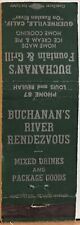 Buchanan's River Rendezvous Guerneville CA California Vintage Matchbook Cover picture