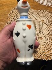 Ramses (Germany) clown decanter. Art Deco, circa 1920s. 7- 3/4 inches tall. picture