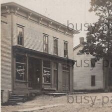 1903 RRPC East Main Street Clothing Groceries Shoes Store Masonville Postcard picture