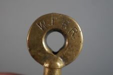Vintage Western Pacific Railroad Brass Fob picture