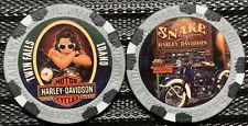 Snake Harley Davidson® in Twin Falls, ID Collectible Poker Chip Silver/Black picture