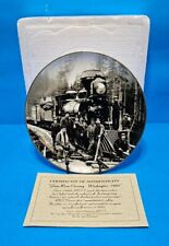 Vintage BNSF Railway Safety Award Plate Green River Crossing 1885 Railroad Train picture