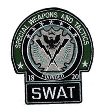 Special Weapons and Tactics Swat Police Iron on Patch picture