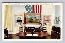 Chillicothe OH-Ohio, Constitution Table, Historical Society, Vintage Postcard picture