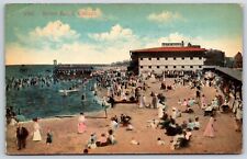 Wilson Beach Bath House Chicago Postcard picture
