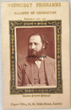 CDV GEORGES JACOBI VIOLINIST COMPOSER CONDUCTOR WOODBURYTYPE ANTIQUE PHOTO picture