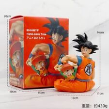 In stock Anime Dragon Ball Z Son Goku & Son Gohan Father and son hug PVC Figure picture