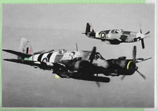 RAF Bristol Beaufighter and P51 Mustang Sortie WW2 WWII Re-Print 4x6 #3003 picture