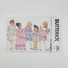 Butterick Classics Sewing Pattern 4486 Girls Dress Size 1 2 3 Uncut picture